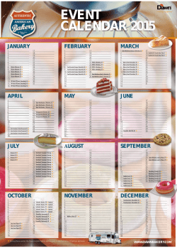 january - Authentic American Bakery