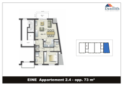 EINE Appartement 2.4 - opp. 73 m²