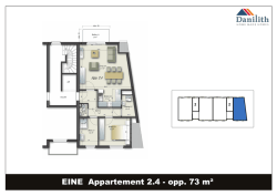 EINE Appartement 2.4 - opp. 73 m&sup2;
