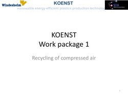 KOENST Work package 1