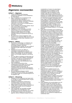Algemene Voorwaarden (PDF)