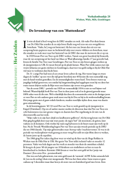 Lees hier het verhaal De levensloop van een Huttenkearl door Peter