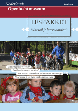 LESPAKKET - Nederlands Openluchtmuseum