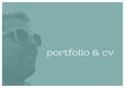 portfolio & cv - Frank Hamminga