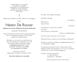 Nestor De Roover
