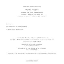 Martha Huyghe - uitvaartcentrum.be
