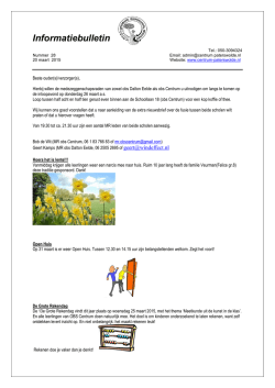 Informatiebulletin 28 - OBS Centrum