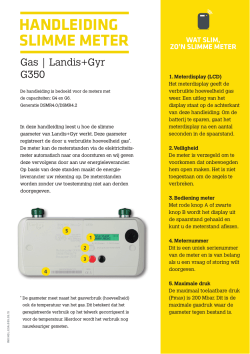 Landis+Gyr (gasmeter)  Type: G350