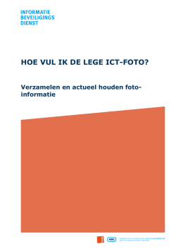 HOE VUL IK DE LEGE ICT-FOTO? - Informatiebeveiligingsdienst