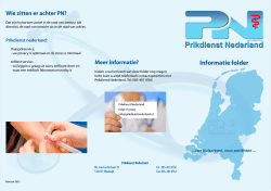 Informatie folder - Prikdienst Nederland