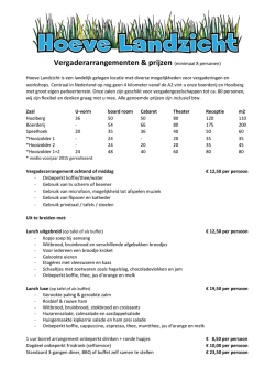 Vergaderarrangementen2015