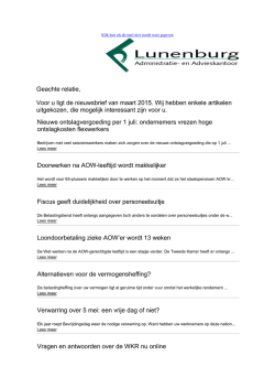 maart 2015 - Lunenburg Administratie