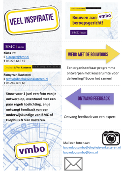 Een organiseerbaar programma ontwerpen met keuzeruimte voor