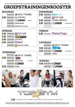 Groepsrooster