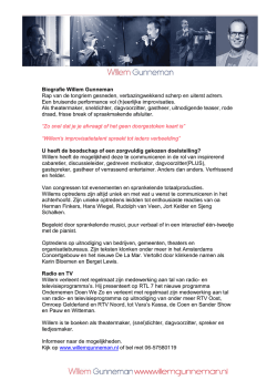 Biografie Willem Gunneman 2015 (PDF)