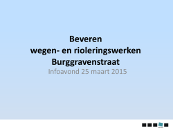Informatievergadering 25 maart 2015