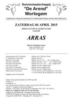 Duivenmaatschappij &ldquo;De Arend&rdquo; Wortegem