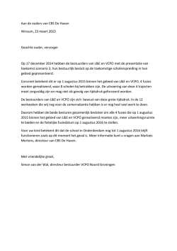 een brief - RTV Noord