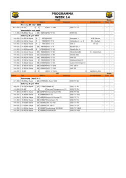 Programma-week 14 v6