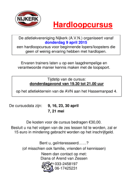 Hardloopcursus