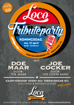 KONINGSDAG - Cafe loco