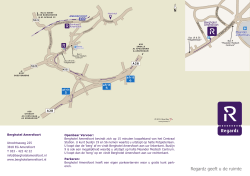 routekaart - Berghotel Amersfoort