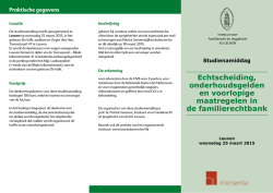 Echtscheiding, onderhoudsgelden en voorlopige