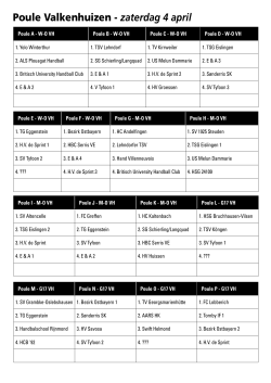 Poule+Wedstrijden