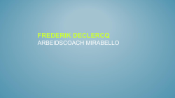 Frederik Declercq - Arteveldehogeschool