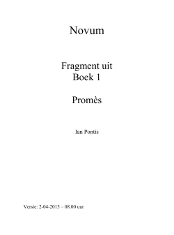 Eerste boek: Novem