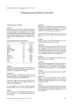 Ned Tijdschr Klin Chem Labgeneesk 2015