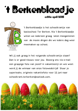 editie april 2015