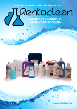 industriele reinigings- en onderhoudsproducten