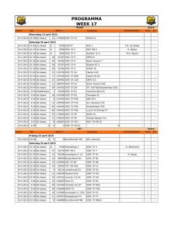 Programma-week 17 v1