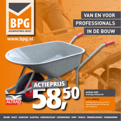 ACTIEPRIJS - BPG Boxtel Hout