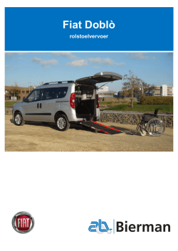 Fiat Dobl&ograve; Brochure - versie 11.11