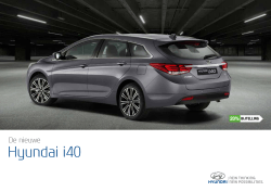 Hyundai i40 brochure