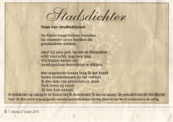 Klik hier voor het gedicht dat de Osse Stadsdichter Jan van de Boom