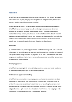 Disclaimer - Stoomketels.nl