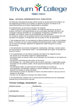 Bijlage: NATIONAAL ONDERWIJSPROTOCOL TEGEN PESTEN