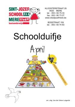 SCHOOLDUIFJE APRIL.pdf - Sint Jozefschool Mere