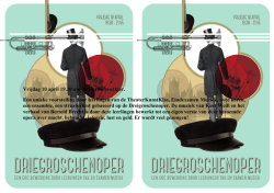 Driegroschenoper - Gerrit Rietveld College