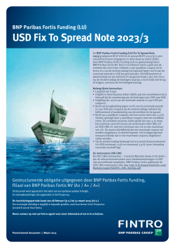 (LU) USD Fix To Spread Note 2023/3