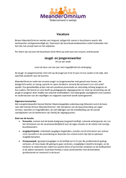 Jeugd- en jongerenwerker