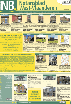Het Notarisblad West-Vlaanderen - Passe