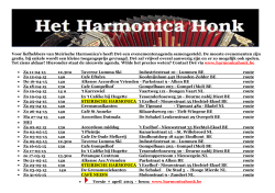 agenda 2013 - Het Harmonica Honk