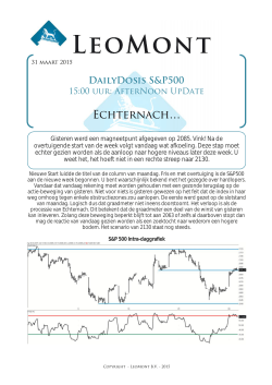 DailyDosis S&P500: Echternach