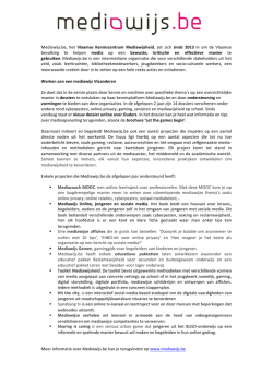 Info Mediawijs.be