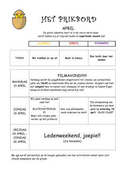 HET PRIKBORD
