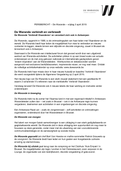 De Warande verbindt en verbreedt